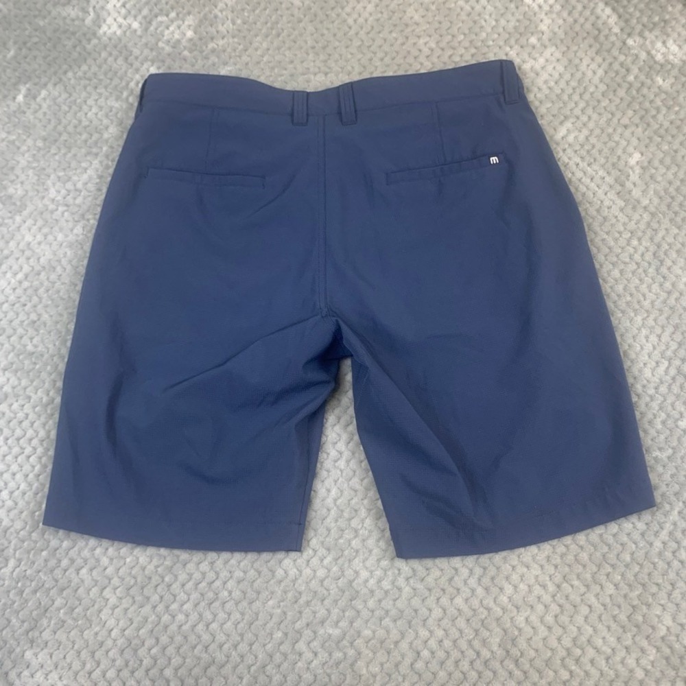 TravisMathew Beck Golf Shorts‎ Mens 34 Navy Blue Stretch Performance - Picture 3 of 8
